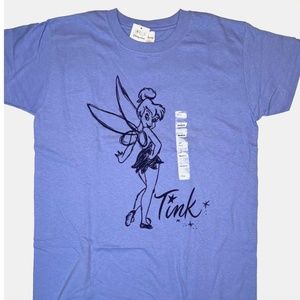 Vintage Disney Store Tinker Bell T Shirt NWT Purple Size M Women's NWT